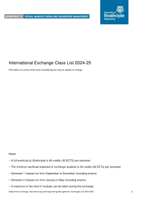 2024-25 学年国际交流班名单