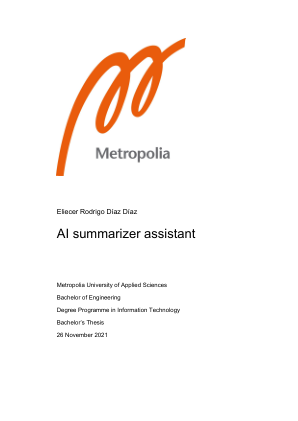 AI 摘要助手