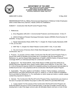 FS、USAG-HI 信头 - 美国陆军驻地