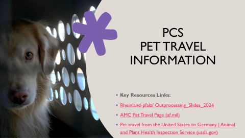 PCS 宠物旅行信息