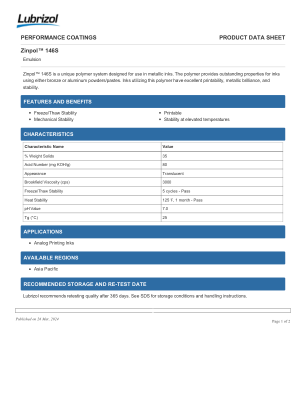 Zinpol™ 146S - PDS