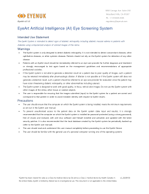 EyeArt 人工智能（AI）眼科筛查系统