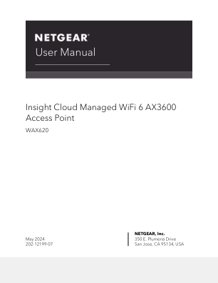 Insight Cloud 托管 WiFi 6 AX3600 接入点 - WAX620